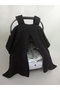 Black 100% Cotton Knitted Potty Cover and Potty Cushion