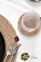 Special Production 6 Pieces Jute Woven Rope Drink Coaster Set Wicker Round Tableware Rattan Handmade - 6