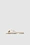 Littore Beige Satin Bow Detailed Women's Slippers - 2