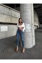 HIGH-WAISTED RIPPED DETAIL MOM JEANS - 2