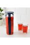 MOPPA Jug with lid, dark blue/transparent, 1.7 l - 3