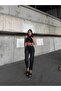 HIGH-WAISTED RIPPED DETAIL MOM JEANS - 2