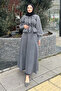 Remy Belted Denim Suit - Smoked - 6