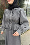 Remy Belted Denim Suit - Smoked - 7