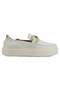 610 Genuine Leather Casual Women's Shoes-Cream - 2