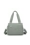Crinkle Fabric Women's Shoulder Bag Smart Bags 1125 Green