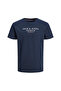 Crew Neck Plain Navy Blue Men's T-Shirt Jprbluarchie Ss Tee Crew Neck Noos - 7