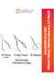 Solingen Dentures 3-Piece Metal Set - for Nail and Manicure, 5mm Stainless Meat Clippers - 4