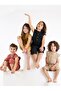 Black Muslin Shorts Overalls - 6