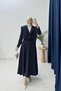 Shoulder Belted Blazer Skirt Suit