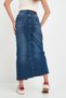 Fusta dama lunga din denim cu buzunare - 4