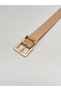 Square Gold Buckle Women's Belt.Jacket Belt,Dress Belt,Pants Belt,Shirt Belt - 7