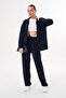 Women's Long Sleeve Shirt Short Leg Bottom-Top Suit