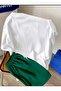 Unisex Nyc White T-Shirt Green Shorts Top Bottom 2 Piece Set - 2