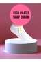 3 Pairs Sports Yoga Pilates Non-Slip Silicone Sole Socks Invisible 36-40 Black White Cream Stitch-Free - 5