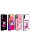 Galaxy A50 Case Vrdr Amas Silicone Cover with Shining Embossed Iconic Figure - Purple - 3