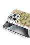 iPhone 15 Pro Max Case Flower Pattern Shiny Rhinestone Hard Silicone Vrdr Garden Cover - Colorful - 7