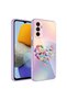 Galaxy M23 Case with Camera Protection Patterned Hard Silicone Vrdr Epoxy Cover - No1