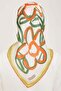 Silk Scarf 2024 Summer - 9123-34 Green Twill - 4