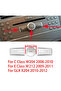 Mercedes Radio Key Overlay 3L Chrome Makeup Less Brushable