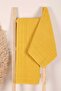 2 Piece Bath Towel Set 100% Cotton Swab Pattern Yellow - 3