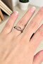 Pure Copper Women's Pink Cat Eye Ring Adjustable Trend (Gift, Birthday, Daily) - 2
