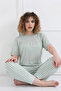 Summer Striped Pajama Set - 3