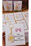 Daisy Card Keychain 10 Pcs Birthday Newborn Gifts - 4
