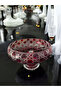 Colorful Cut Crystal Footed Bowl/ Salad Bowl - Presentation Bowl - Fruit Bowl 28*28cm - 3