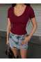 V Neck Camisole Woven Cotton Fabric Women's Blouse