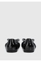Black women's flat shoes - 4