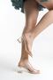 Grammy; Cream, Transparent Banded, Women's Slippers - 2