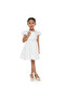 Ivory/Gold Bow Jacquard Dress