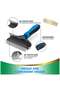 Double-Sided Pet Hair Removal Comb, Non-Slip Handle Easy Clean for Cats Dogs, Blue - 2