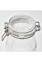 KORKEN Bottle shaped jar with lid, clear glass, 0.4 l - 4