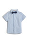 Blue Shorts And Braces Set With Shirt And Bow Tie - 4