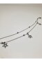 1. Grade Quality 316L Steel Anklet, Double Chain with Star Figure Model No 9 - 2