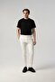 Italian Cut White Fabric Trousers 1012-05 - 2