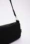 Black U16 Daily Sports Canvas Fabric Baguette Women's Hand and Shoulder Bag U:23 E:16 W:7 - 7