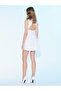 SS6032 Buttoned Waist Balloon Dress - 4