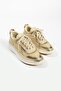 Afrid Beige Straw-Skin Women's Sneakers - 5