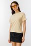 Women's T-Shirt Short Sleeve Organic Cotton Crew Neck Crop T-Shirt Women-T-Shirt - 3