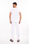 Unisex White Lycra Men Scrubs Surgical Uniform Doctor Nurse Uniform Set - 3