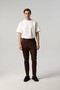Elastic Waist Jogger Brown Trousers 2360-30 - 2
