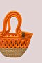 Bloom Wicker Look Children's Beach Bag and Handbag - 3