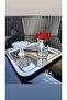 Presentation Tray 21*21/ Turkish Delight Cup/ Rose Bucket/ Velvet Rose Set -(WORD, ENGAGEMENT, DESIGN, COFFEE PRESENTATION)