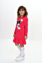 Girl's Dress Kuromi Printed Long Sleeve Skirt with Ruffles - 6