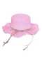 Kitti 6-10 Years Old Girl's Straw Fedora Hat with Charm Accessory - 3