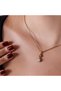 Timeless Pirilti Women's 2-Piece Jewelry Set Earrings Necklace Set Copper Handmade Crystal Stone Does Not Turn Black - 3