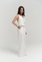 Pailey Backless Ecru Vest Pants Set - 5